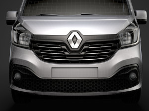 renault trafic van l2h2 2018 Modèle 3D