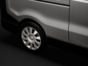 renault trafic van l2h2 2018 Modèle 3D