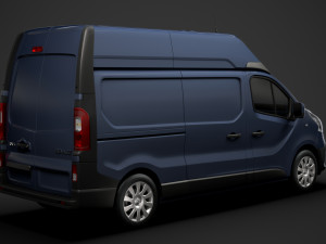 renault trafic van l2h2 2020 3Dモデル