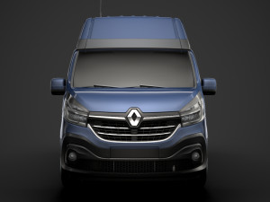 renault trafic van l2h2 2020 3Dモデル