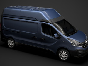 renault trafic van l2h2 2020 3Dモデル