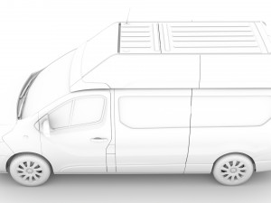renault trafic van l2h2 2020 3Dモデル