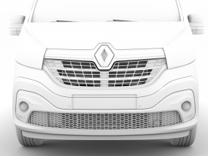 renault trafic van l2h2 2020 3Dモデル