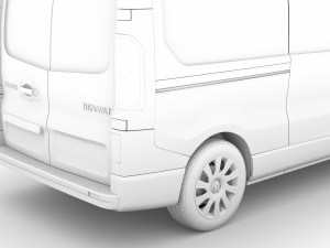 renault trafic van l2h2 2020 3Dモデル
