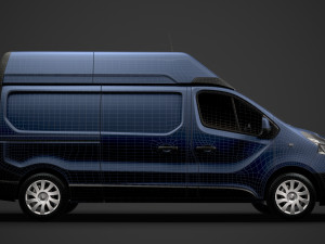renault trafic van l2h2 2020 3Dモデル