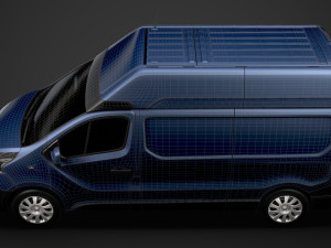 renault trafic van l2h2 2020 3Dモデル