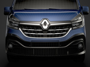 renault trafic van l2h2 2020 3Dモデル
