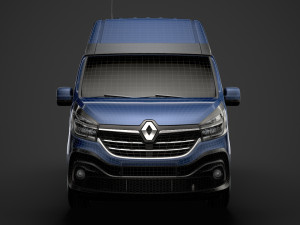 renault trafic van l2h2 2020 3Dモデル