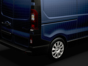 renault trafic van l2h2 2020 3Dモデル