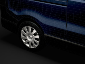 renault trafic van l2h2 2020 3Dモデル