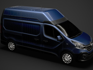 renault trafic van l2h2 2020 3Dモデル