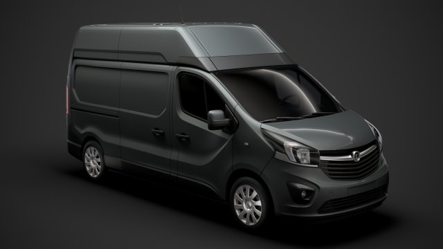 vauxhall vivaro van l2h2 2018 Model 3D .c4d .max .obj .3ds .fbx .stl .blend 