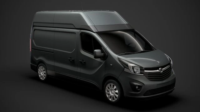 vauxhall vivaro van l2h2 2018 Modèle 3D .c4d .max .obj .3ds .fbx .stl .blend 