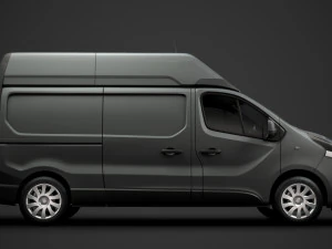 vauxhall vivaro van l2h2 2018 Modèle 3D