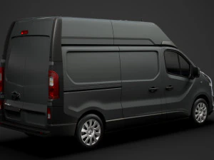 vauxhall vivaro van l2h2 2018 Modèle 3D