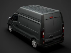 vauxhall vivaro van l2h2 2018 Modèle 3D
