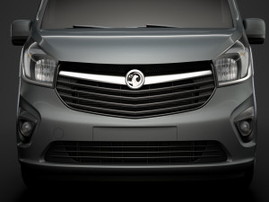 vauxhall vivaro van l2h2 2018 Model 3D