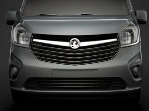 vauxhall vivaro van l2h2 2018 Modèle 3D