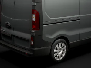 vauxhall vivaro van l2h2 2018 Modèle 3D