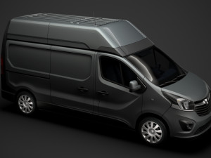 vauxhall vivaro van l2h2 2018 Model 3D