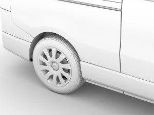 vauxhall vivaro van l2h2 2018 Modèle 3D