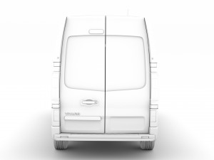vauxhall vivaro van l2h2 2018 Model 3D