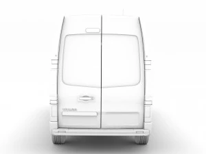 vauxhall vivaro van l2h2 2018 Modèle 3D