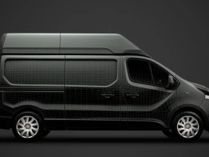 vauxhall vivaro van l2h2 2018 Modèle 3D