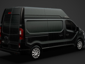 vauxhall vivaro van l2h2 2018 Model 3D