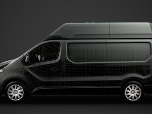 vauxhall vivaro van l2h2 2018 Model 3D