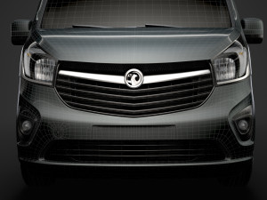 vauxhall vivaro van l2h2 2018 Model 3D