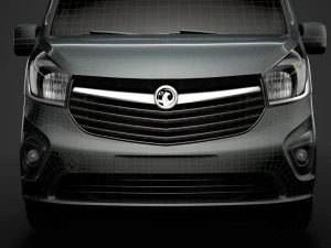 vauxhall vivaro van l2h2 2018 Modèle 3D