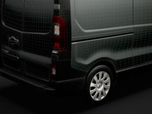 vauxhall vivaro van l2h2 2018 Modèle 3D