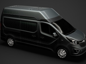 vauxhall vivaro van l2h2 2018 Model 3D