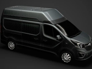 vauxhall vivaro van l2h2 2018 Modèle 3D