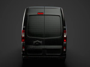 vauxhall vivaro van l2h2 2018 Modèle 3D