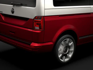vw california lwb t61 2020 3D Model