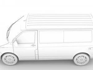vw california lwb t61 2020 3D Model