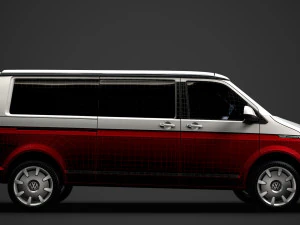 vw california lwb t61 2020 3D Model