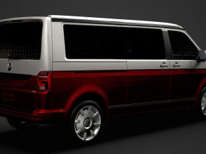 vw california lwb t61 2020 3D Model