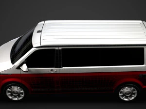vw california lwb t61 2020 3D Model