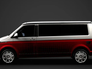 vw california lwb t61 2020 3D Model