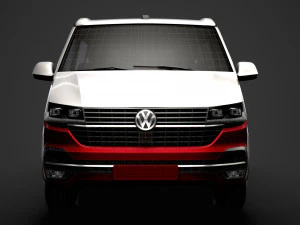 vw california lwb t61 2020 3D Model