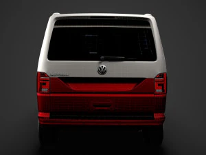 vw california lwb t61 2020 3D Model
