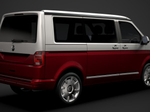 vw california t61 2020 3D Model