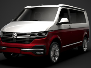 vw california t61 2020 3D Model