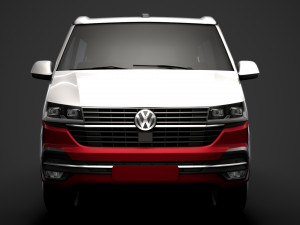 vw california t61 2020 3D Model
