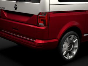 vw california t61 2020 3D Model