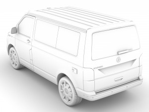 vw california t61 2020 3D Model