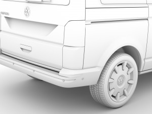 vw california t61 2020 3D Model